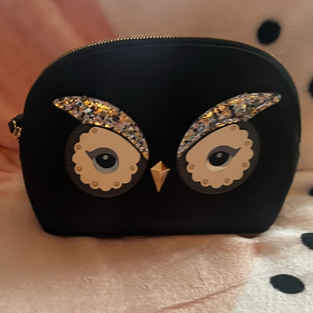 Kate Spade  Owl cosmetic case